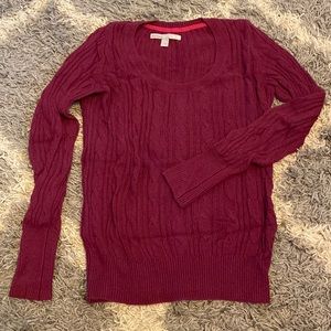 Old Navy maroon sweater size xs